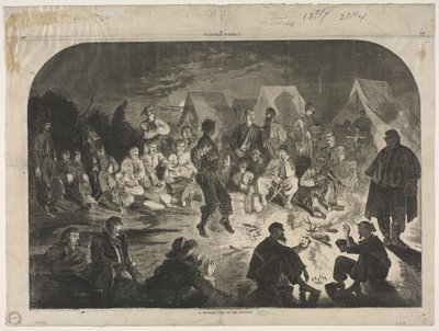 Ett härligt bivack vid Potomac av Winslow Homer