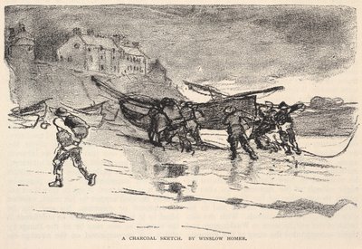 En kolskiss, från The Century Magazine, november 1883 av Winslow Homer