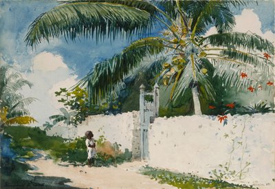 En trädgård i Nassau av Winslow Homer