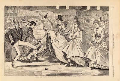 A Parisian Ball--Dancing at the Mabille, Paris, från Harper