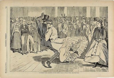 En parisisk bal dansar på kasinot av Winslow Homer