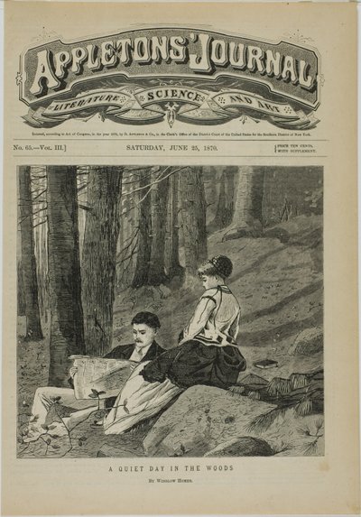 En stilla dag i skogen av Winslow Homer