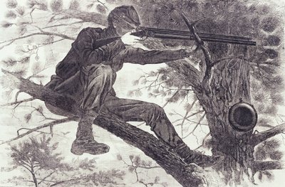 En skarpskytt på vakttjänstgöring av Winslow Homer