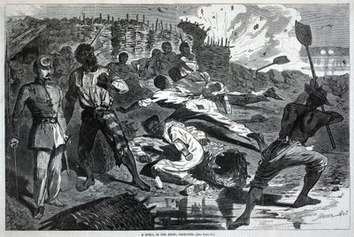 En granat i rebellernas skyttegravar, från Harper