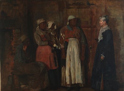 Ett besök från den gamla älskarinnan av Winslow Homer