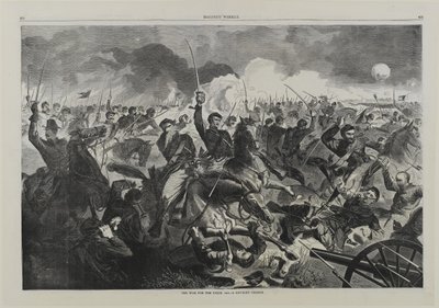 Ett krig för unionen 1862 - En kavalleriladdning av Winslow Homer