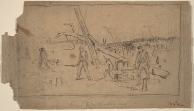 Framryckning av Skirmish Line av Winslow Homer