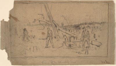 Skirmish Lines framfart, 1864. av Winslow Homer