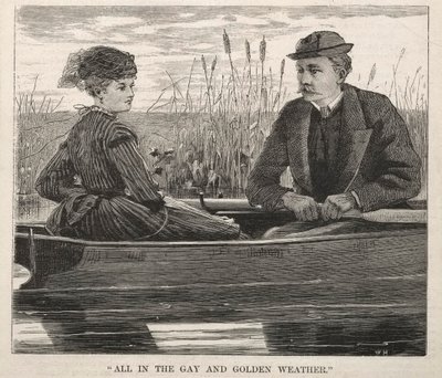Allt i det gay- och gyllene vädret, 1869. av Winslow Homer