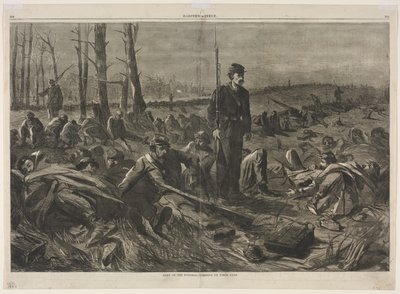 Potomacarmén - Sovande på sina vapen av Winslow Homer
