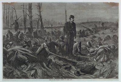 Army of the Potomac – Sova på armarna av Winslow Homer