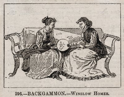 Backgammon av Winslow Homer