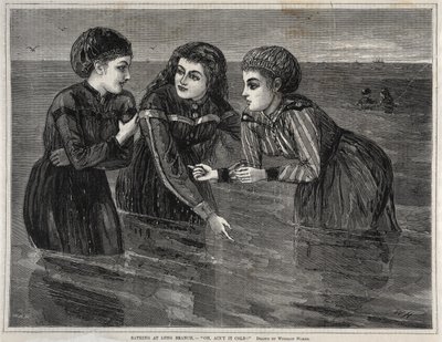 Bad vid Long Branch – ”Åh, vad det är kallt!” av Winslow Homer