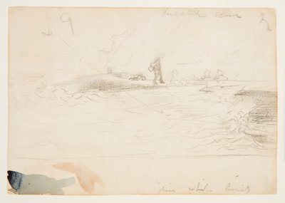 Beach Scene, England av Winslow Homer