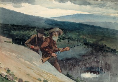 Björnjakt, Prospect Rock av Winslow Homer