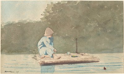Pojke på en flotte av Winslow Homer