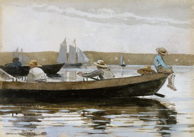 Pojkar i en dory, 1873. av Winslow Homer