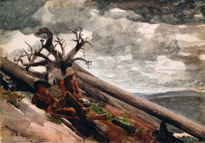 Burnt Mountain av Winslow Homer