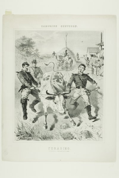 Skisser från kampanjen: Födosök av Winslow Homer