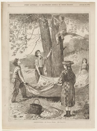 Kastanjeplockning av Winslow Homer