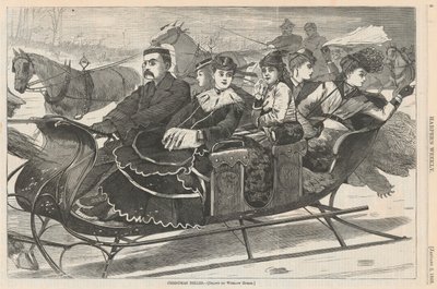 Christmas Belles, från Harper av Winslow Homer