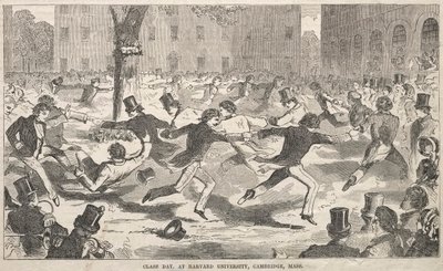 Klassdag, vid Harvard University, Cambridge, Massachusetts, 1858. av Winslow Homer