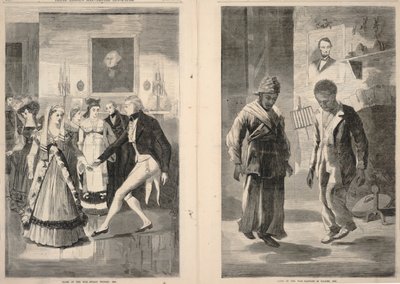 Krigsslutet - Hulls seger, 1814/Krigsslutet - Babylon har fallit, 1865, från Frank Leslie