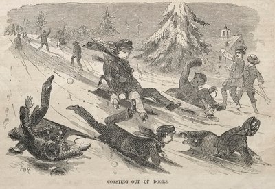 På väg ut ur dörren av Winslow Homer