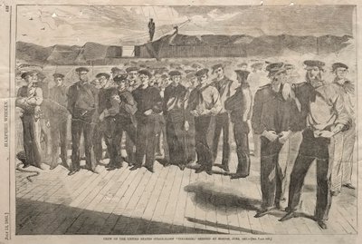 Besättningen på United States Steam-Sloop Colorado, skickad till Boston, juni 1861, 1861. av Winslow Homer