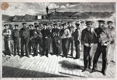 Besättningen på United States Steam-Sloop "Colorado" skeppad till Boston, från Harper
