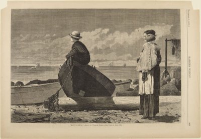 Pappa kommer! av Winslow Homer