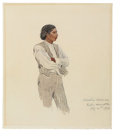 David Pharohh, The Last of the Montauks, 1874 av Winslow Homer