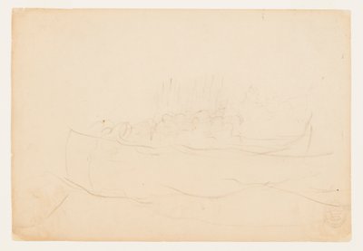 Dory fylld av män av Winslow Homer