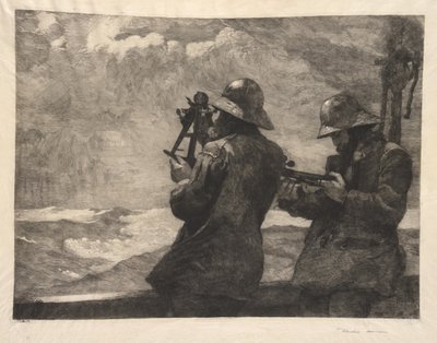 Åtta klockor, 1881. av Winslow Homer