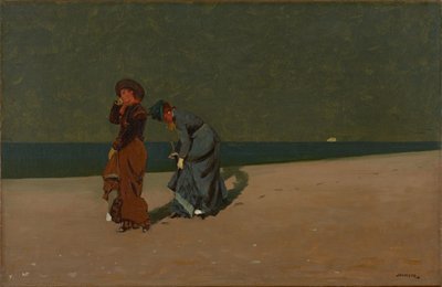 Kväll på stranden av Winslow Homer