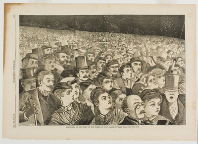 Fyrverkerier på natten till den fjärde juli av Winslow Homer