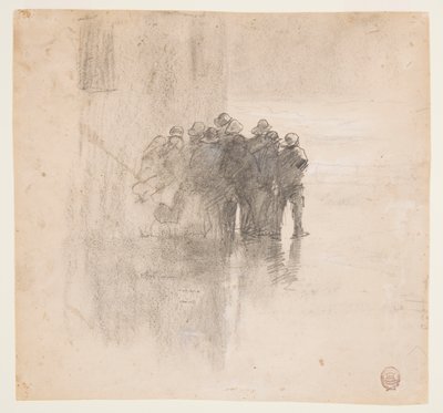 Fiskare i Oilskins, Cullercoats, England av Winslow Homer