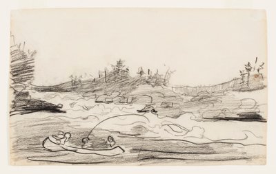 Fiskare i forsen av Winslow Homer