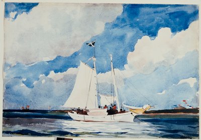 Fishing Schooner, Nassau, ca 1898-99 av Winslow Homer