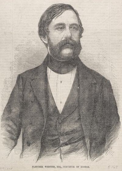 Fletcher Webster, advokat, lantmätare i Boston av Winslow Homer