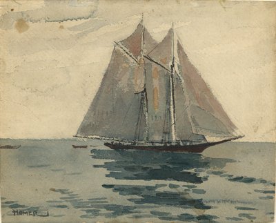 Gloucester-skonare av Winslow Homer