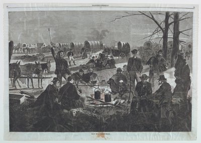 Halt of a Wagon-train, från Harper