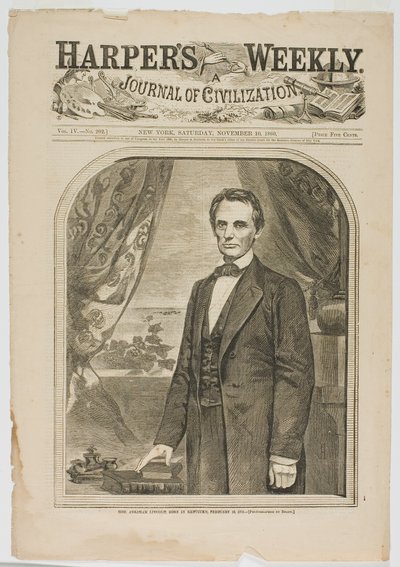 Abraham Lincoln, född i Kentucky den 12 februari 1809 av Winslow Homer