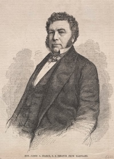Hon. James A. Pearce, amerikansk senator från Maryland, 1859. av Winslow Homer