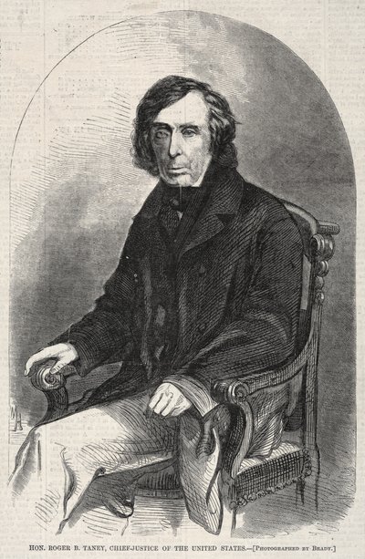 Hon. Roger B. Taney, överdomare i USA, 1860. av Winslow Homer