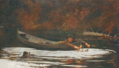 Hund och jägare, 1892 av Winslow Homer