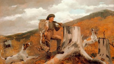 Huntsman och hundar av Winslow Homer
