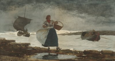 Inne i baren av Winslow Homer