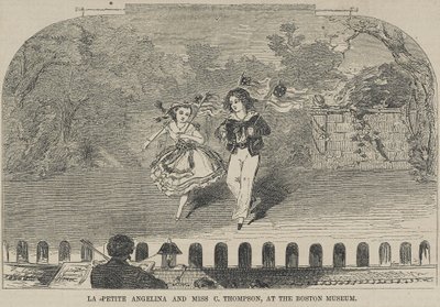 La Petite Angelina och Miss C. Thompson, på Boston Museum av Winslow Homer