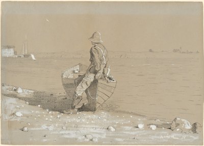 Tittar ut, 1875. av Winslow Homer